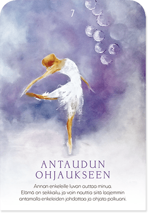 Enkelin kutsu kortit – 40 korttia ja ohjekirja - Pranabowl